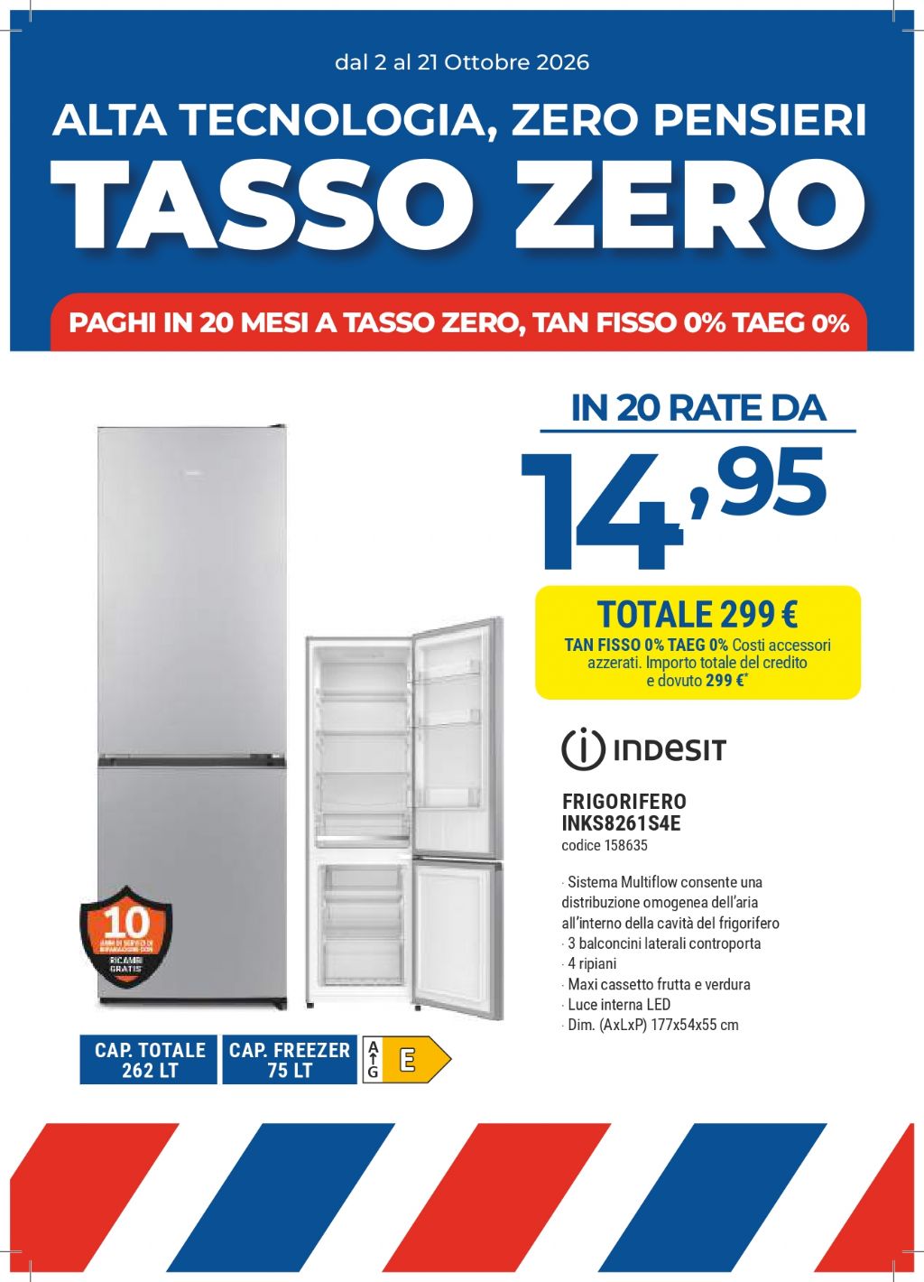 INDESIT FRIGO INKS8261S4E
